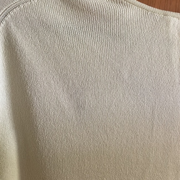 •TALBOTS•LIGHT YELLOW CARDIGAN BUTTON UP SWEATER SIZE PETITE LARGE - Picture 6 of 7